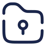 Folder Security SVG Icon